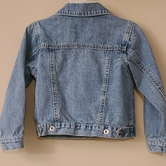 Light wash embroidered denim jacket - Picture 2 of 5